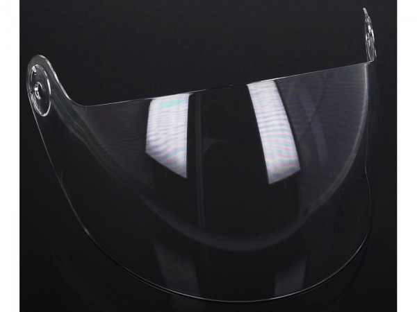 Helmo Milano vizier voor Turbine helm, helder, krasbestendig, lang