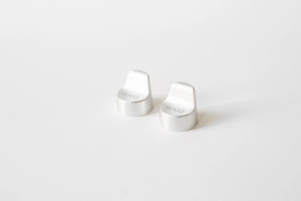 Abdeckung Spiegelloch links & rechts SOCA für Vespa Primavera/​Sprint/​Elettrica 50-150ccm, silber