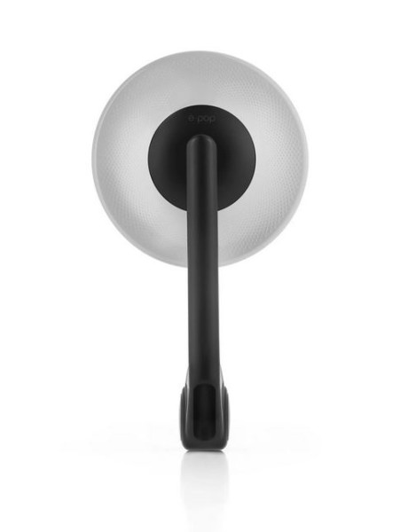 Stuurspiegel RIZOMA E-POP voor Vespa links of rechts, zwart/grijs