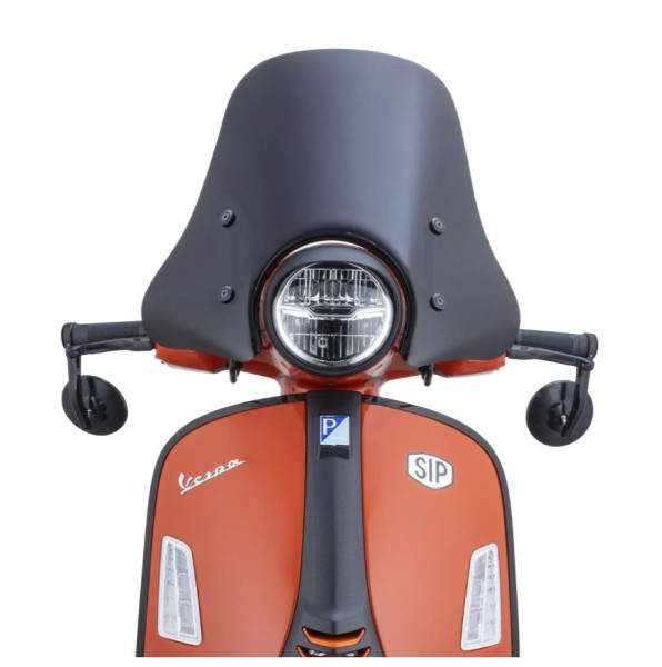 Windscherm ERMAX Sportivo H 305 mm voor Vespa GTS/GTS Super (`23-), zwart getint
