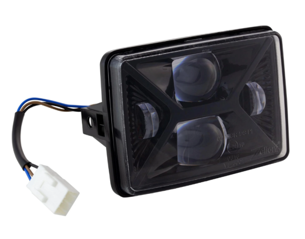 Koplamp ZELIONI LED trapeziumvormig voor Vespa S 50-150ccm