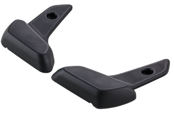 Voetsteunen zwart links/rechts voor Vespa Primavera/Sprint 50-150cc, plastic