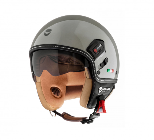 Helmo Milano Demi Jet, Puro Premium, grijs glanzend