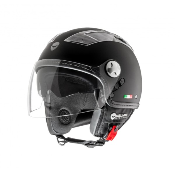 Helmo Milano Demi Jet, Turbine, zwart mat