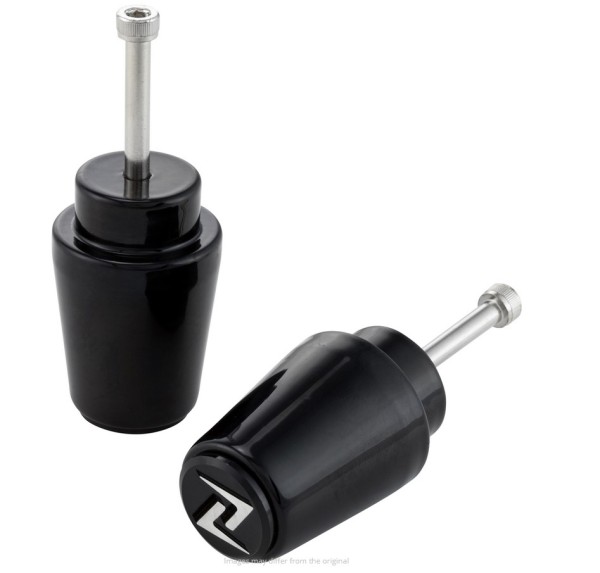 Stuurgewichten ZELIONI voor Vespa, paar, glanzend zwart