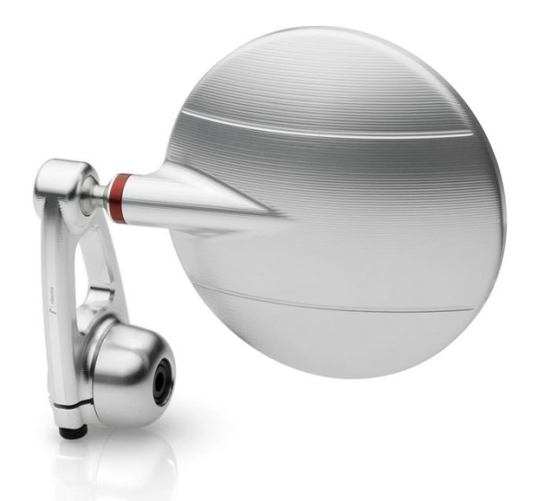 Stuurspiegel RIZOMA "SPY-ARM" voor Vespa links of rechts, zilver geanodiseerd