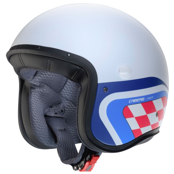 Caberg helm Freeride X Daytona mat-wit-blauw-rood