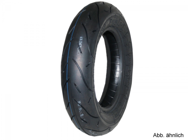 Heidenau-band 120/70-12, 58S, TL, versterkt, K80SR, vooraan