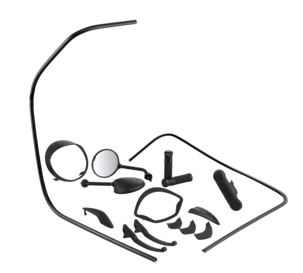 Styling Kit "Black Edition" voor Vespa GTS/GTS Super HPE 125/300 (19-22), mat zwart