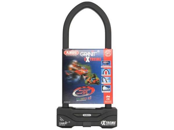 ABUS U-slot 310x111 Granit Extreme Plus 59 voor motorfiets, scooter & Vespa