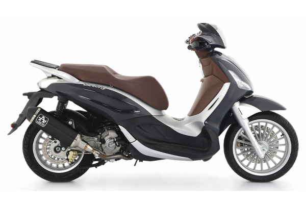 ARROW Uitlaat DONKER URBAN voor Piaggio Beverly 300 HPE (21-)