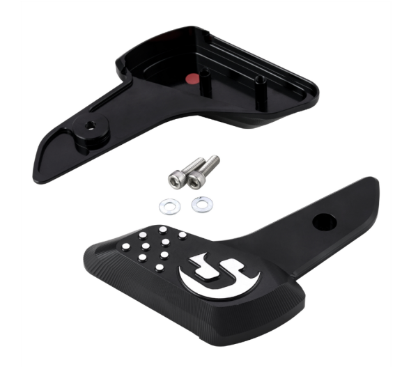 Voetsteunen rechts en links voor Vespa Primavera /Sprint 50-150cc 2T/4T AC, zwart